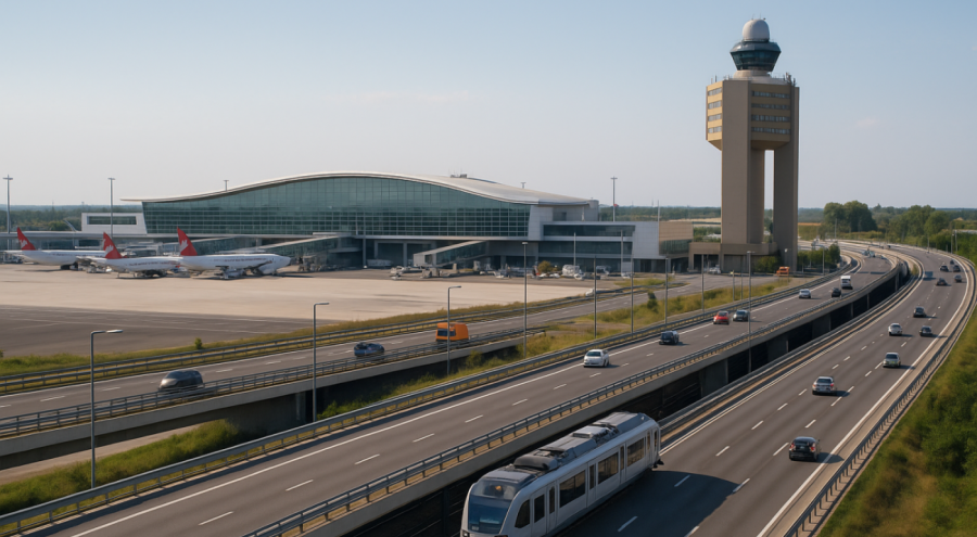 Macaristan, başkent havaalanı bölgesini dönüştürüyor: yeni yol ve demiryolu bağlantıları yolda