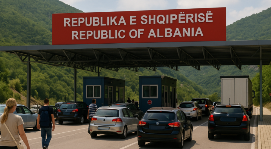 Rritje rekord e kalimeve kufitare në Shqipëri: Turizmi dhe tregtia po lulëzojnë