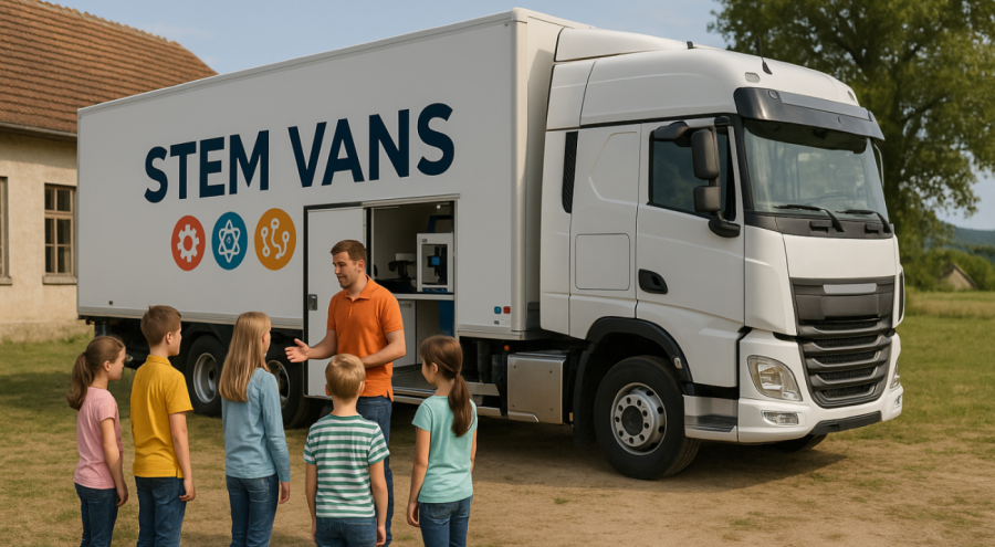 Hırvatistan’da Bilim Tırları Yola Çıkıyor: Kırsal Bölgelerde Çocuklara STEM Eğitimi