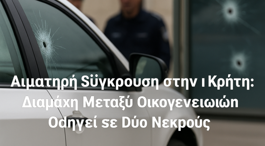 Αιματηρή Σύγκρουση στην Κρήτη: Διαμάχη Μεταξύ Οικογενειών Οδηγεί σε Δύο Νεκρούς
