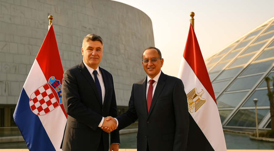 Hırvatistan ile Mısır Arasındaki İlişkiler Güçleniyor: Milanović’ten Kahire’de Tarihi Ziyaret