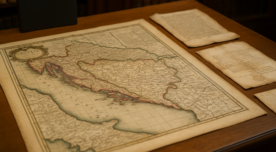 Hrvatska kolekcionarka poklonila domovini rijetke zemljovide i povijesne dokumente stare 200 godina