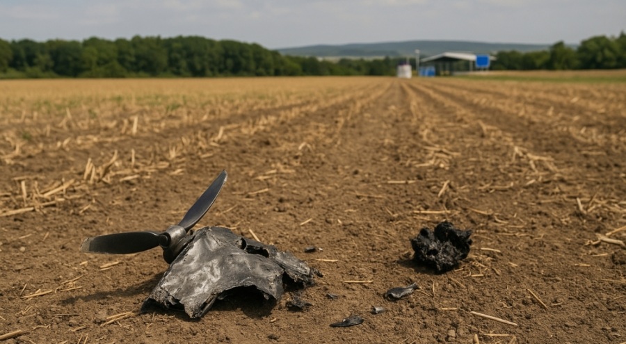 Tensiune la granița României: Fragmente de dronă descoperite după atacurile asupra Ucrainei