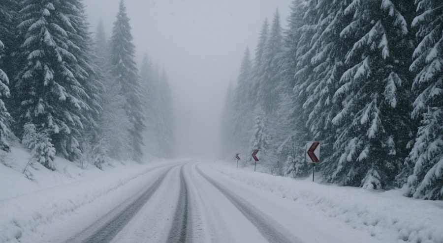 Karpatlar’da Yoğun Kar Yağışı Ulaşımı Felç Etti: 20’den Fazla Yol Trafiğe Kapandı