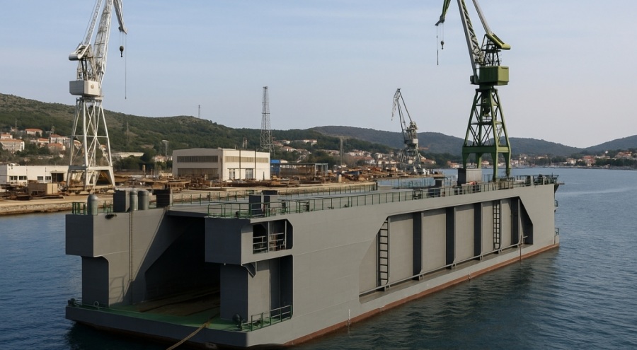 Veliko ulaganje na hrvatskoj obali: Pokrenut projekt plutajućeg doka s hibridnim energetskim sustavom
