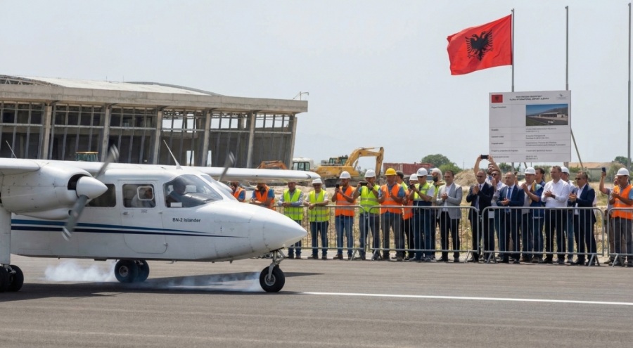 Po lind ylli i ri i Adriatikut: Moment historik dhe kontakti i parë në Aeroportin e Vlorës