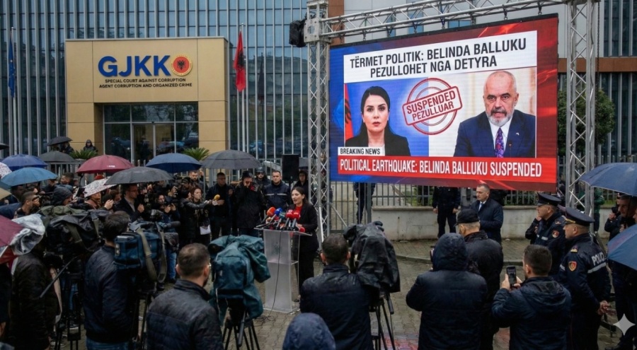 Tërmet Politik në Shqipëri: Pezullohet nga Detyra Zëvendëskryeministrja Balluku!