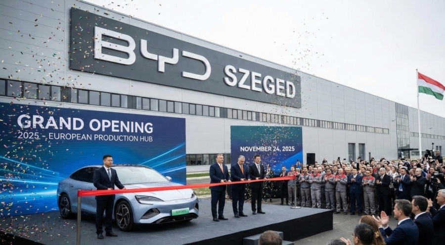Változik Európa autóipari térképe: Történelmi nap Magyarországon, megnyílt a kínai óriás, a BYD m...