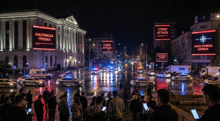 Дигитална апокалипса во Северна Македонија: Државниот систем падна, побарана итна помош од НАТО!