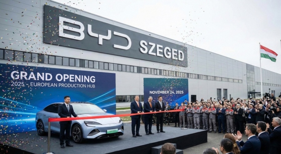 Avrupa'nın Otomotiv Haritası Değişiyor: Macaristan'da Tarihi Gün, Çinli Dev BYD'nin Mega Fabrikası Açıldı!