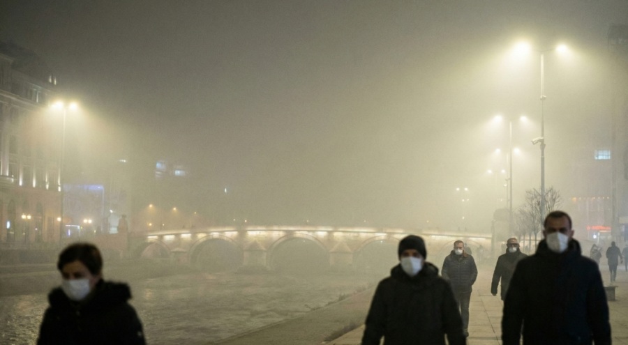 Üsküp'te Nefes Almak İmkansız: Hava Kirliliği Güvenli Sınırı 10'a Katladı!