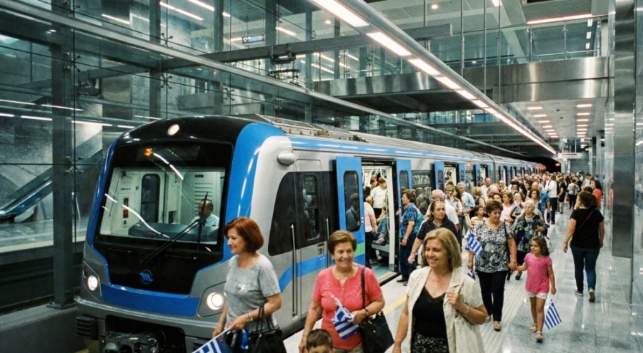 Selanik'te On Yıllık Rüya Gerçek Oldu: Metro Ana Hattı Tam Kapasite Hizmete Girdi!