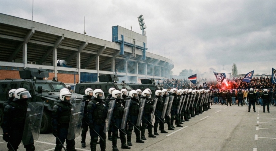 Zagreb'de Kırmızı Alarm! Ezeli Derbi Öncesi Nefesler Tutuldu