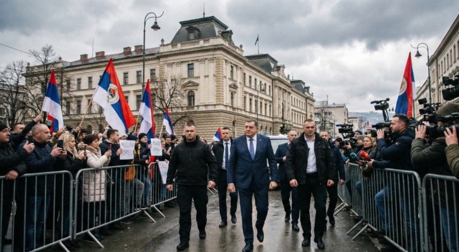 Kritična Tačka u BiH: Suđenje Dodiku Nastavlja Dizati Tenzije u Zemlji