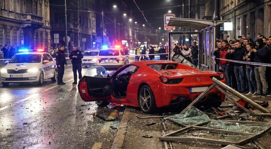 Saraybosna'da "Dokunulmaz" Skandal! Ferrari Durağı Biçti, O İsim Sır Gibi Saklanıyor