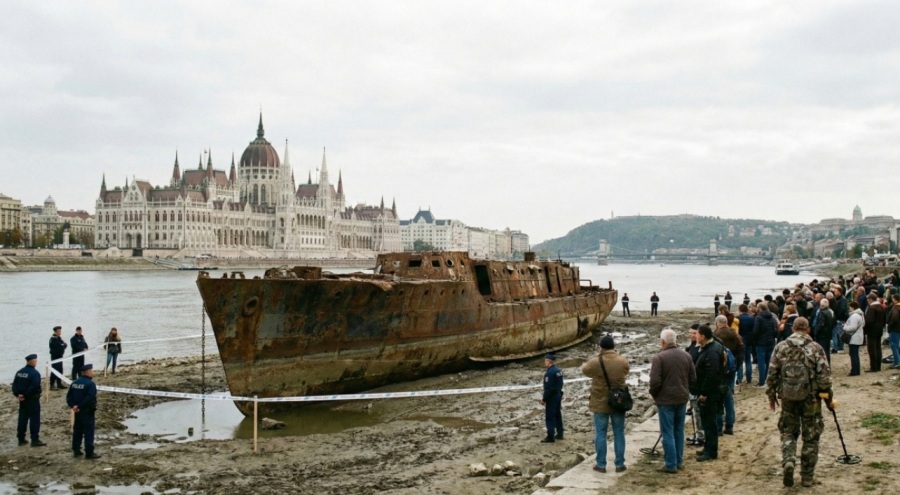 Tuna Nehri Çekildi, Budapeşte Ayakta: Kayıp "Nazi Altın Gemisi" Gün Yüzüne Çıktı!