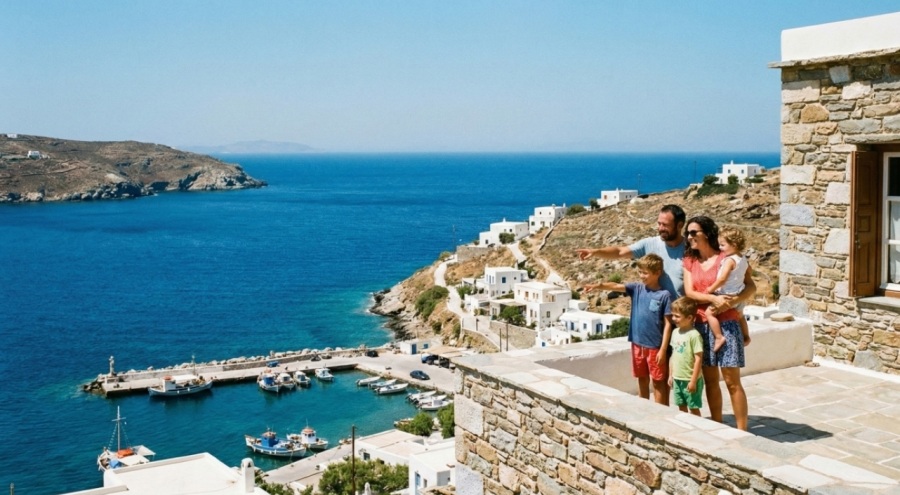 Yunanistan'dan Rüya Gibi Fırsat: Bu Adada Yaşayana Hem Bedava Ev Hem de 500 Euro Maaş Veriliyor!