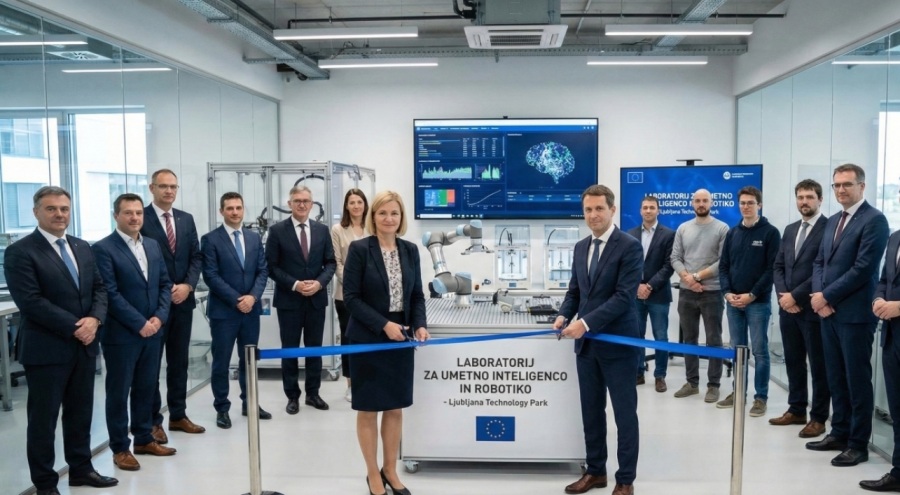 Nov tehnološki center Evrope: V Tehnološkem parku Ljubljana odprli velik laboratorij za umetno in...