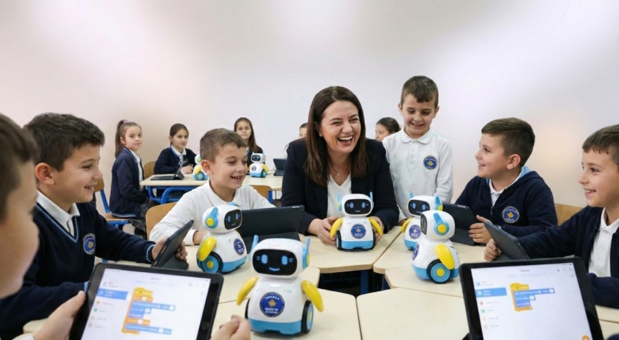 Revolucion teknologjik në Kosovë! Robotët e parë edukativë vendorë hyjnë në klasa: Po fillon proj...