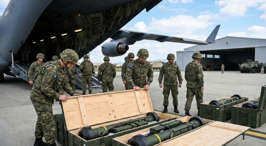 Dërgesa që Ndryshon Balancat në Ballkan: Raketat Amerikane "Javelin" Mbërrijnë në Kosovë!