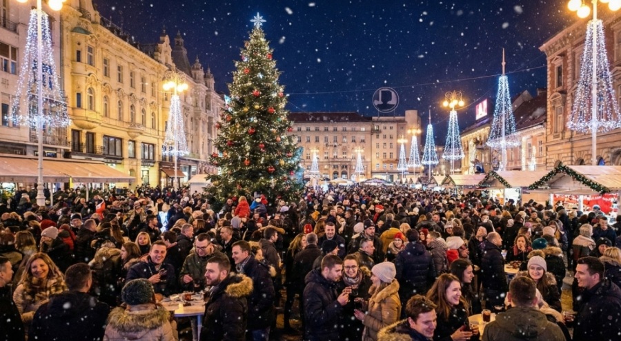 Avrupa’nın Zirvesinde Bir Kış Masalı: Zagreb "Advent" Festivali Tüm Zamanların Rekorunu Kırdı!