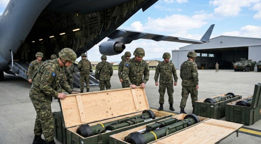 Balkanlar'da Dengeleri Değiştiren Sevkiyat: ABD'nin "Tank Avcısı" Javelin Füzeleri Kosova'ya İndi!